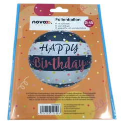 novooo Folienballon Streifen/Punkte