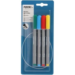 novooo Folienstift wasserlöslich, 4 Stück