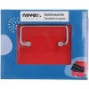 novooo Geldkassette Metall, rot, 15 x 11,5 x 8 cm