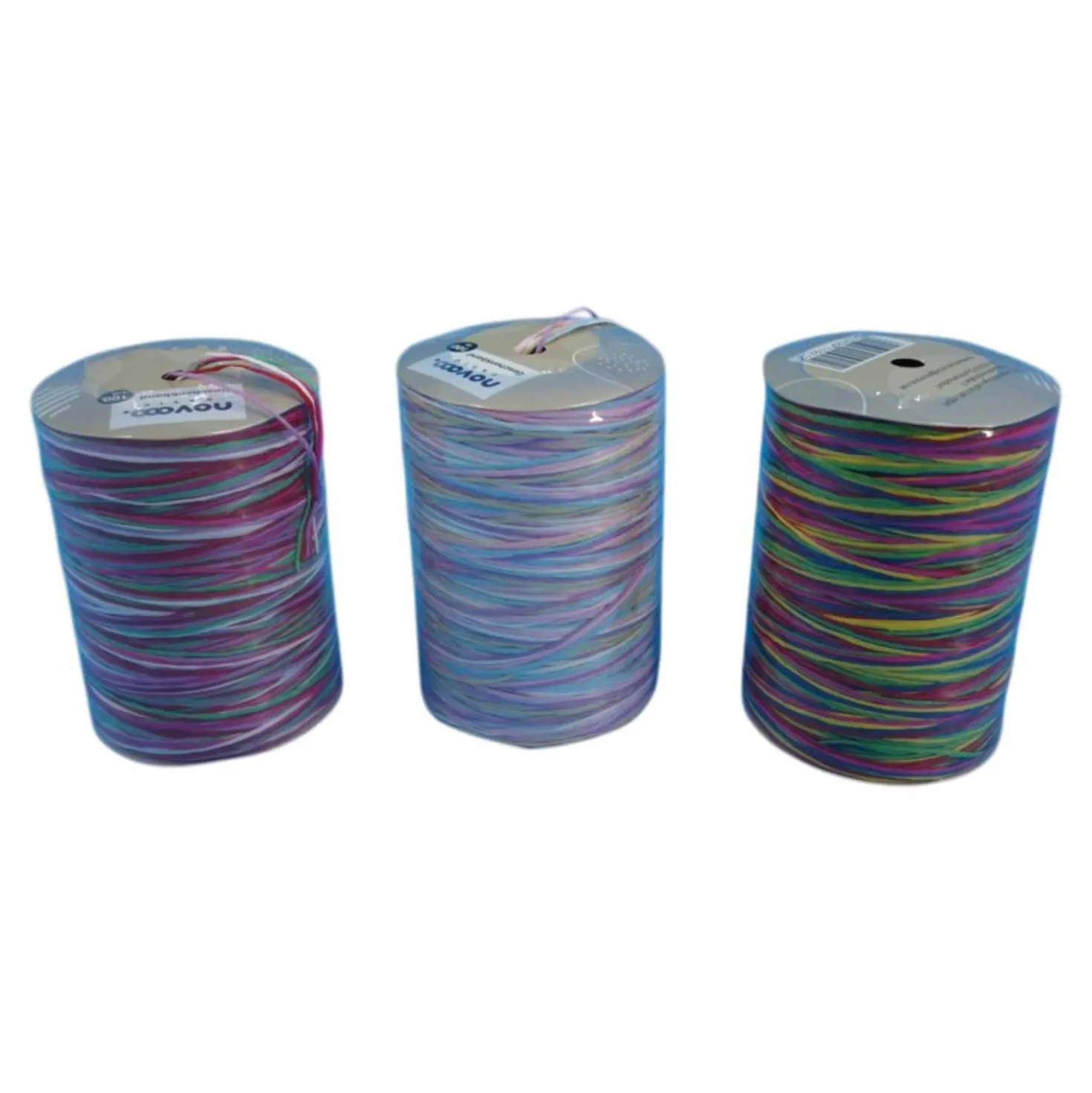 novooo Geschenkband Raffia Multi