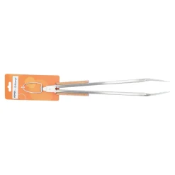 novooo Grillzange Holzgriff, 43 cm