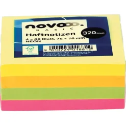 novooo Haftnotizen neon, 320 Blatt
