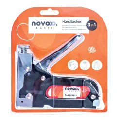 novooo Handtacker 3in1 inkl. 150 Klammern