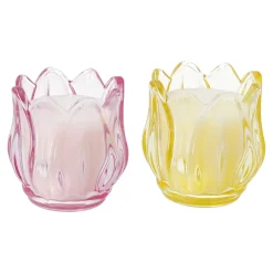 novooo Kerze Glas Tulpe