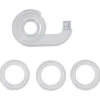 novooo Klebebandset Abroller + 4 Rollen, 10 x 15 mm