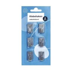 novooo Klebehaken mini, 6 Stück