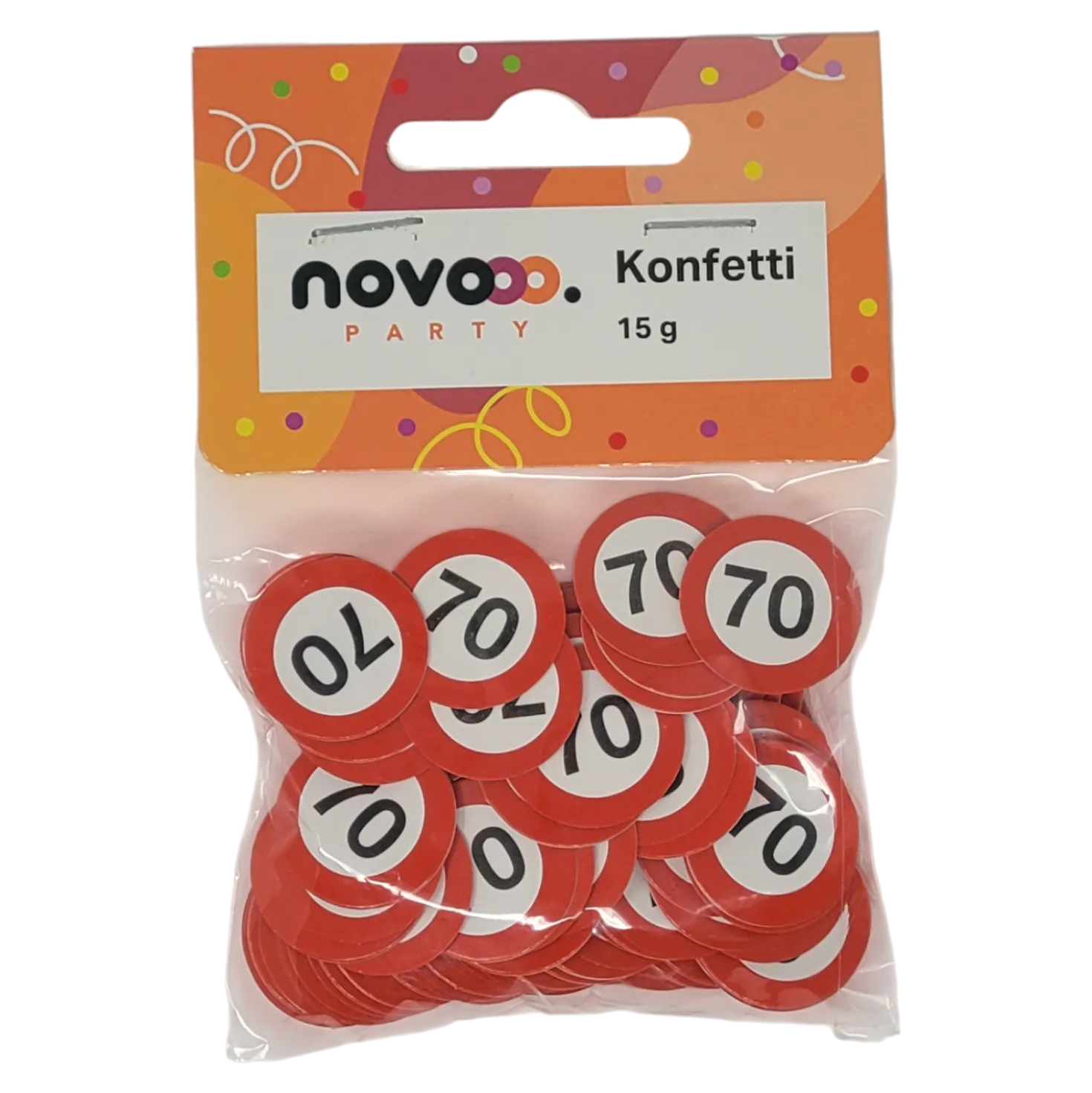 novooo Konfetti 70 Jubiläum