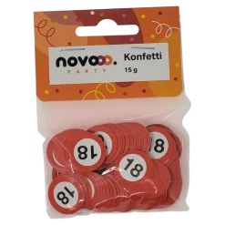novooo Konfetti 18 Jubiläum