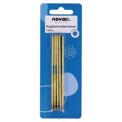 novooo Kugelschreibermine, blau, 5 Stück