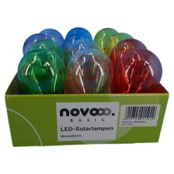 novooo Lampe Solar Birnenform