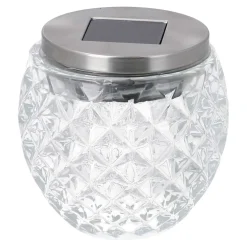 novooo Lampe Solar Glas, 10 x 10 cm
