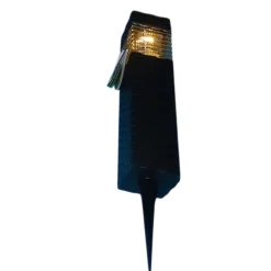 novooo Lampe Solar Rattan 27,5 x 5,8 cm