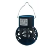 novooo Laterne Solar Lampe, schwarz
