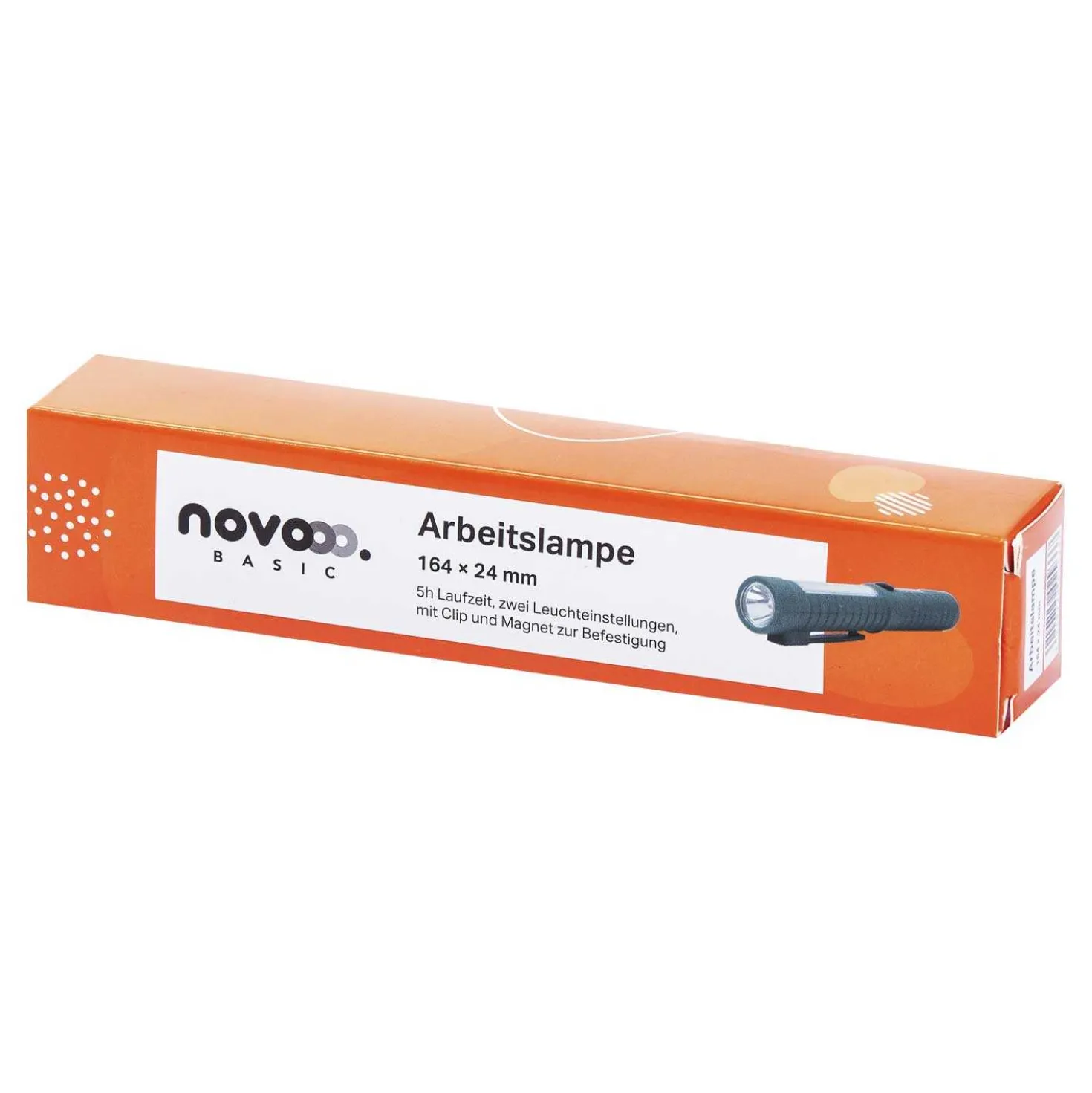 novooo LED Arbeitslampe 3WCOB-LED 16,7 x 2,4 cm
