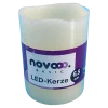 novooo LED Kerze 5 x 6,5 cm champagner Farbe mit Timer
