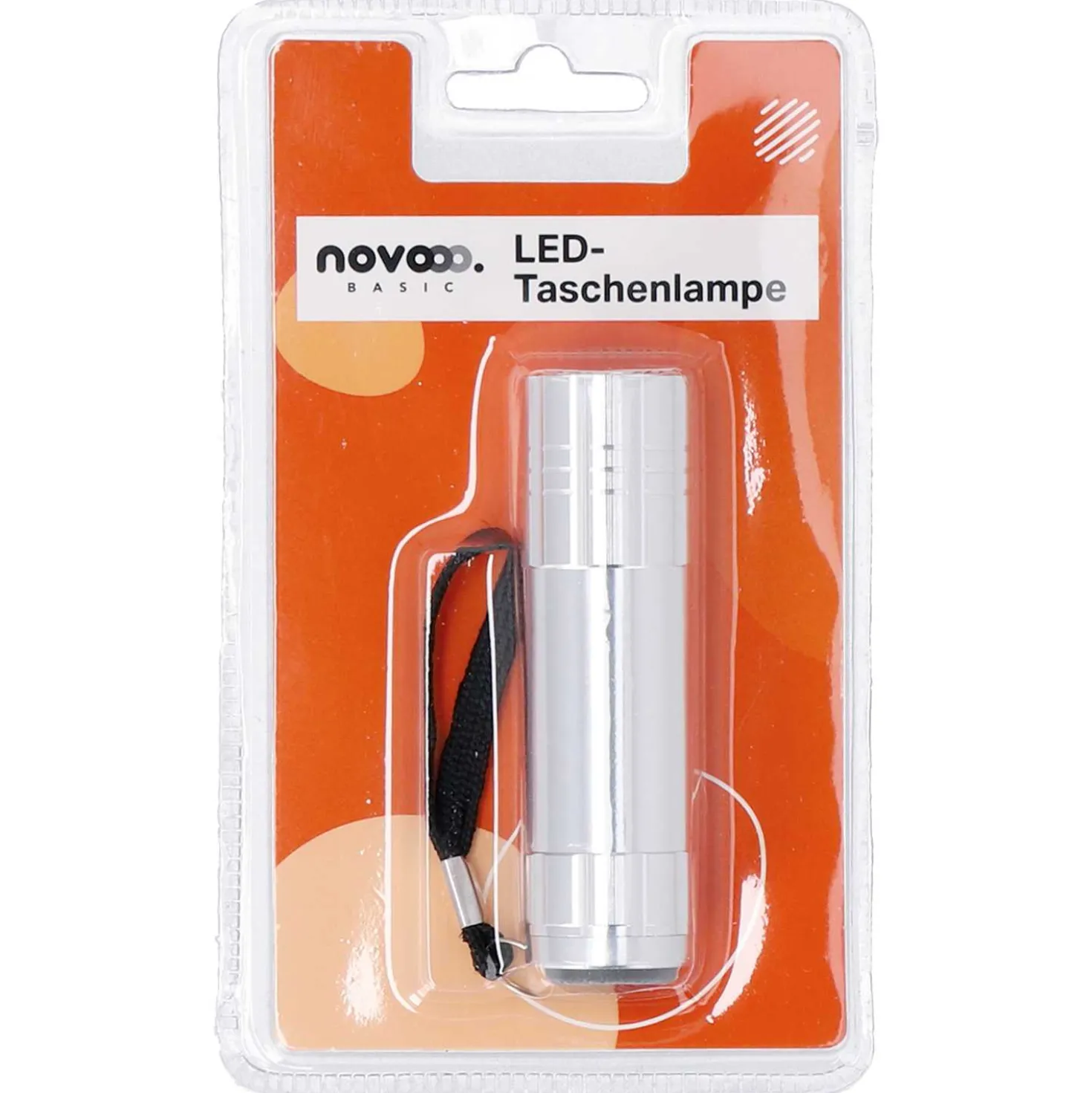 novooo LED Taschenlampe Alu 9LED
