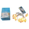 novooo Lichterkette LED Muscheln warmweiß