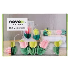 novooo Lichterkette Tulpen 10LED
