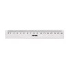 novooo Lineal, transparent, 16 cm
