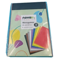 novooo Moosgummi, 20 x 29 cm, 10 Stück