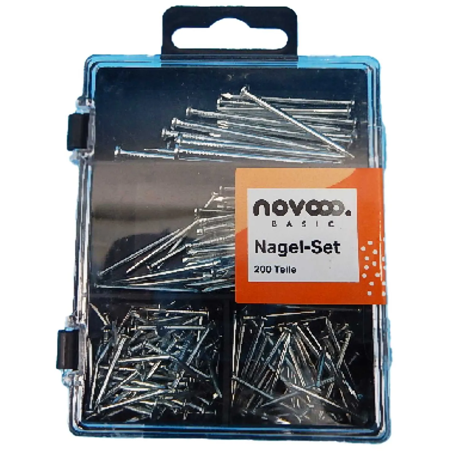 novooo Nagel-Set versch. Größen, 200-teilig