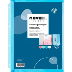 novooo Ordnungsmappe A4, 8 Stück
