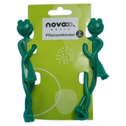 novooo Pflanzenbinder Frosch, 2 Stück