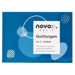 novooo Qittungsblock A6 2x40