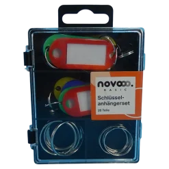 novooo Schlüsselanhänger Set, 20-teilig