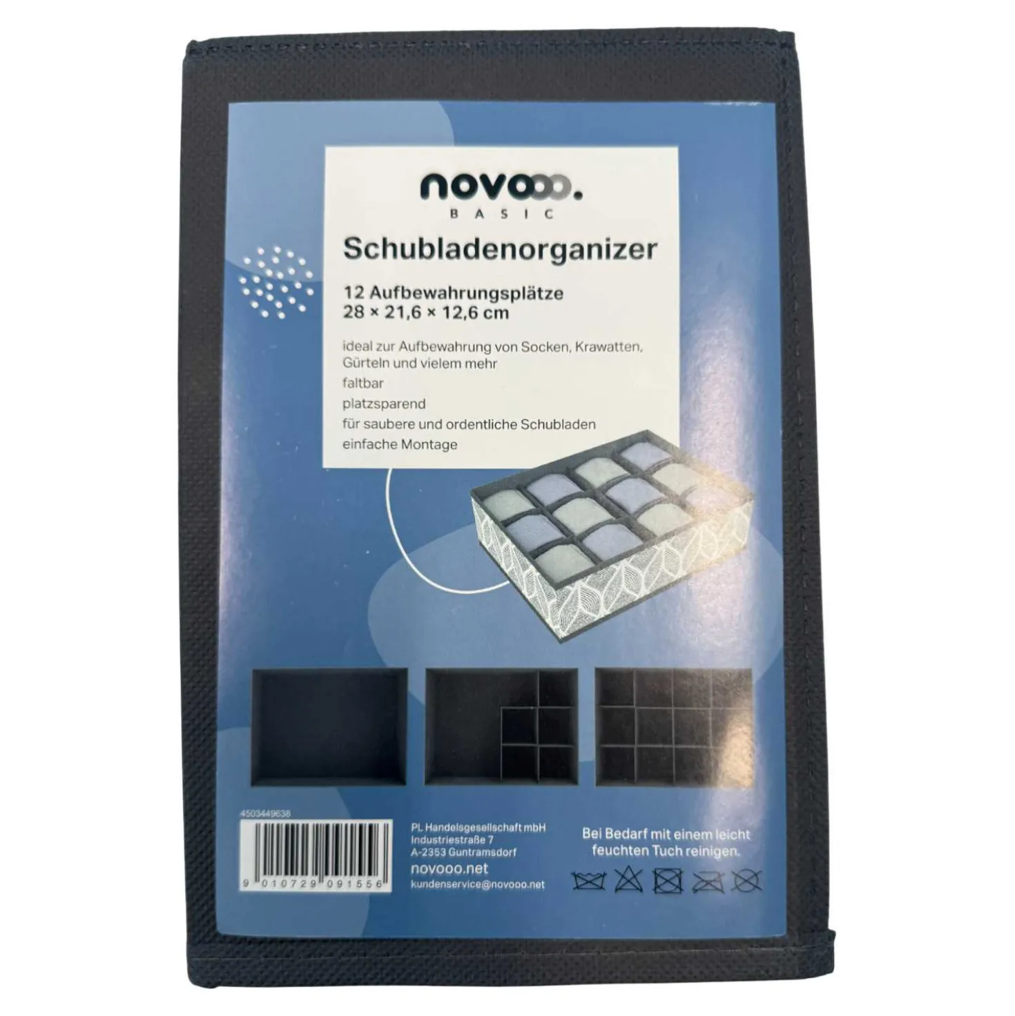 novooo Schrankorganizer faltbar, 28 x 21 x 12 cm