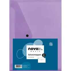 novooo Schutzmappe mit Druckknopf, 2 Stück