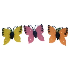 novooo Solarfigur hängend Schmetterling