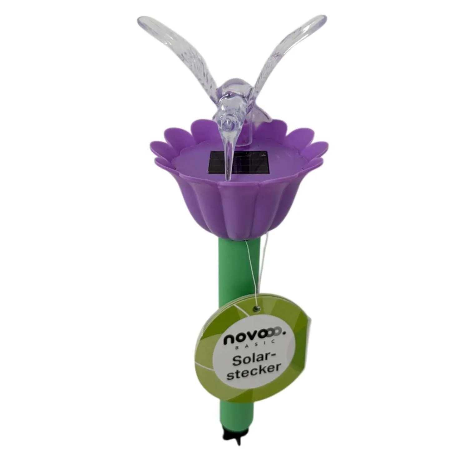 novooo Solarstecker Blume Vogel