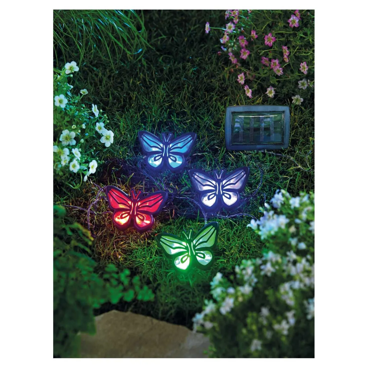 novooo Solarstecker Schmetterling