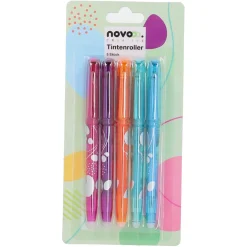 novooo Tintenroller radierbar, 5 Stück