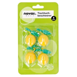 novooo Tischtuchbommel Früchtedesign, 4 Stück
