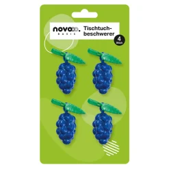 novooo Tischtuchbommel Früchtedesign, 4 Stück