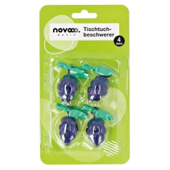 novooo Tischtuchbommel Früchtedesign, 4 Stück