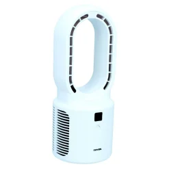 novooo Tischventilatorblattlos, weiß