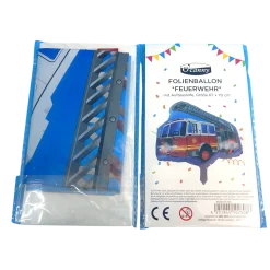 O'Canny Folienballon Feuerwehr, 67 x 70 cm