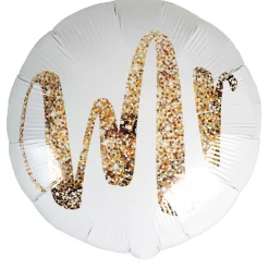 O'Canny Folienballon-Set Hochzeit, Ø 46 cm, 6-teilig