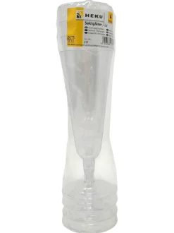 O'Canny Sektgläser Plastik -Set, 4 Stück