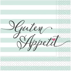 O'Canny Servietten Guten Appetit, 25 x 25 cm, 20 Stück