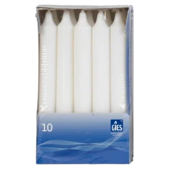 O'Canny Tafelkerzen glatt, 180 x 215 mm, 10 Stück
