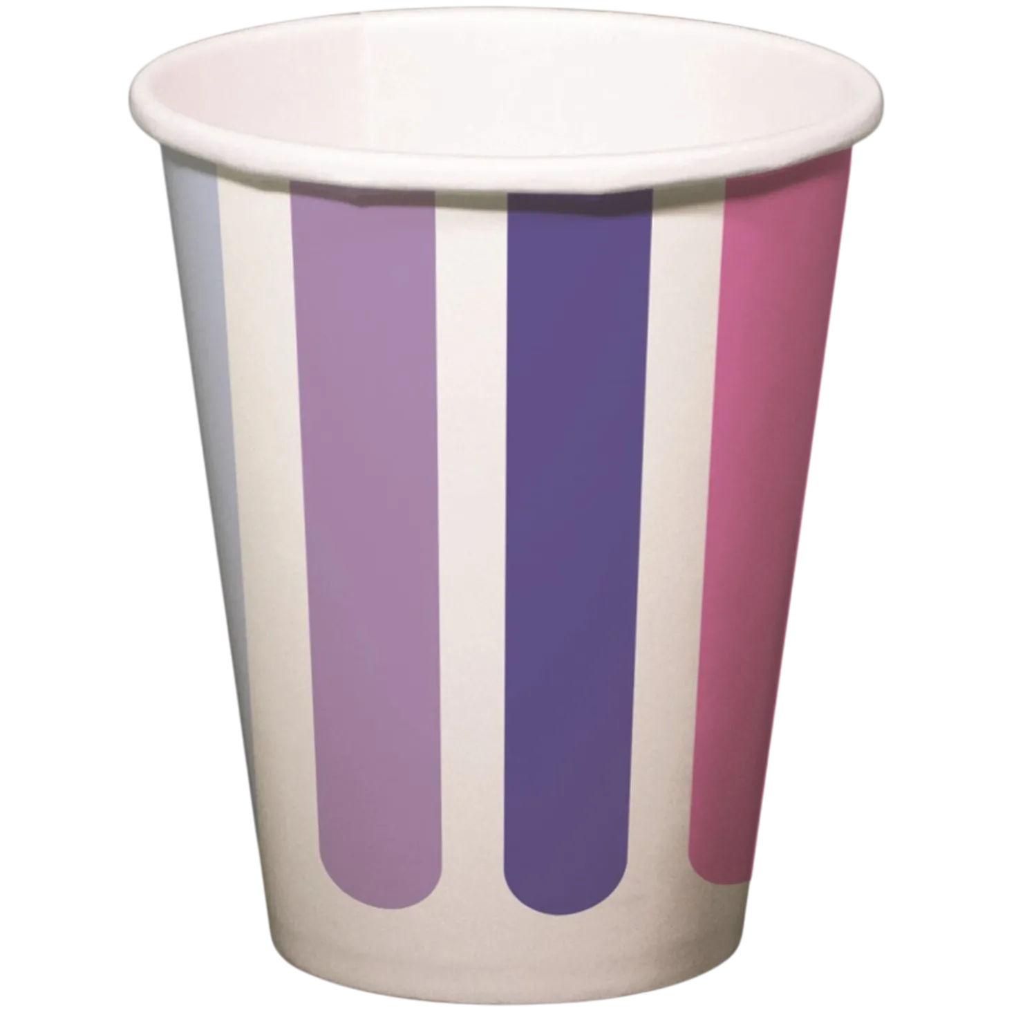 Pappbecher 0,25 l Stripetastic, 8 Stück