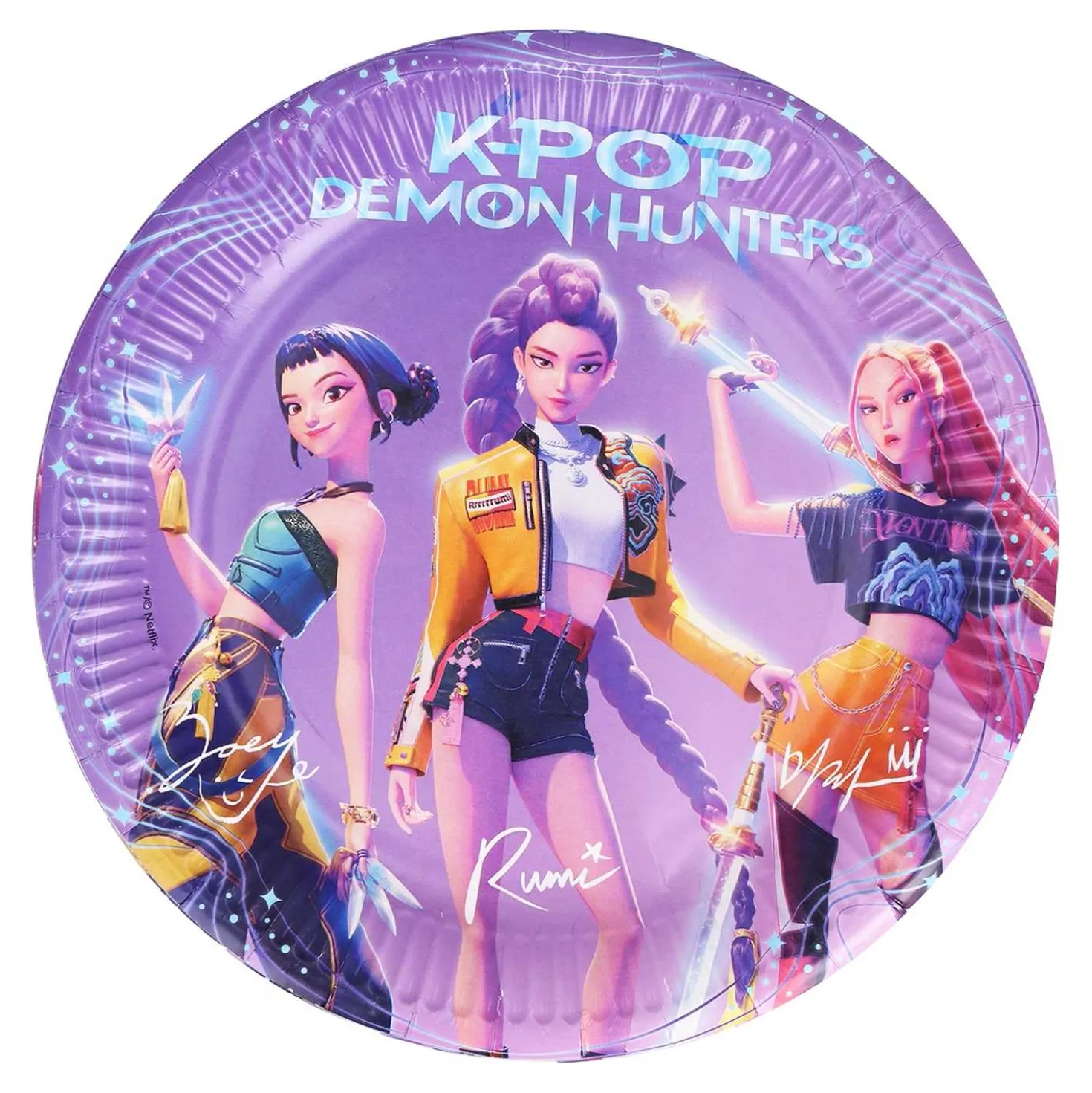 Pappteller Demon Hunters, Ø = 23 cm, 8 Stück