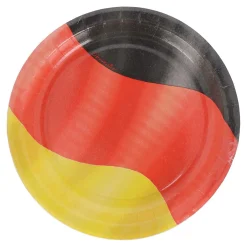 Pappteller Deutschland, 10 Stück