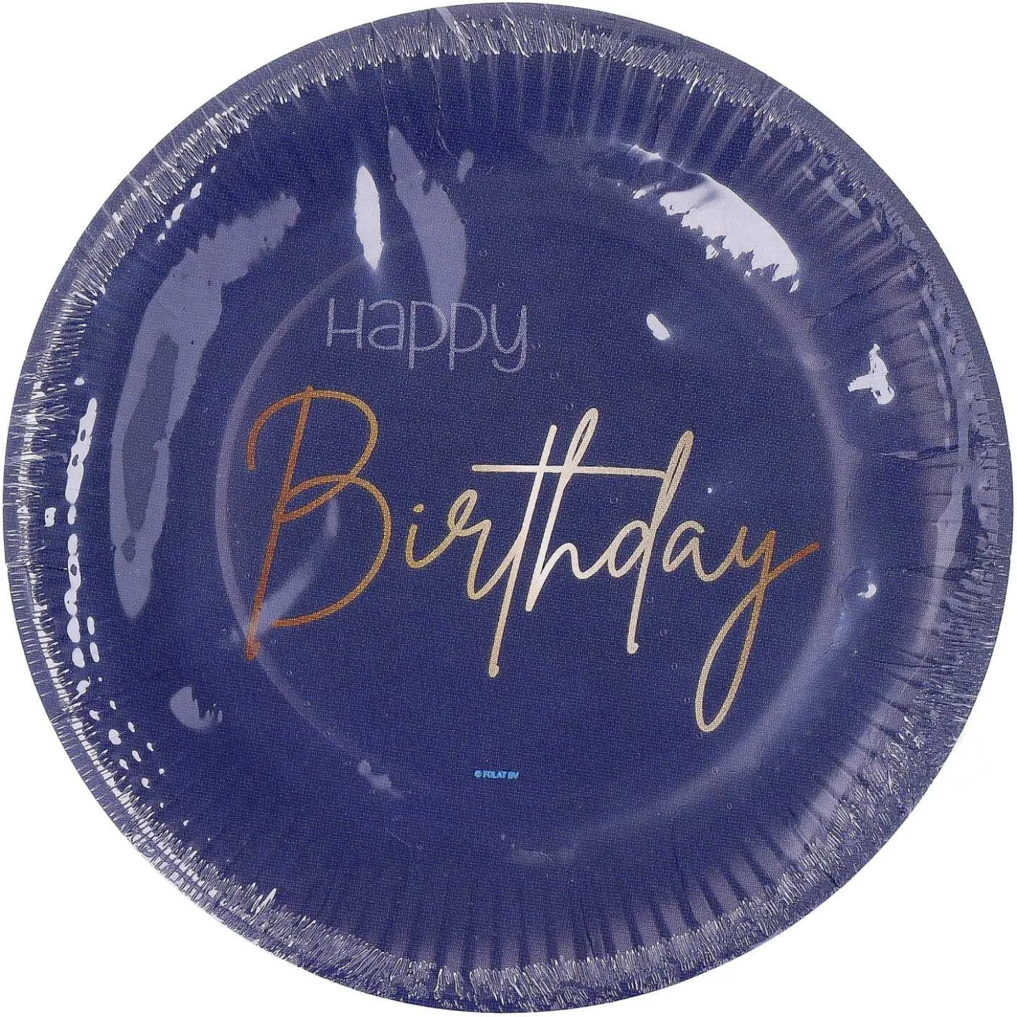 Pappteller True Blue, 23 cm, 8 Stück