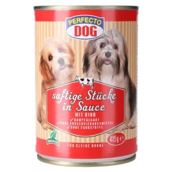 Perfecto Dog Hundefutter Dose Rind, 415 g