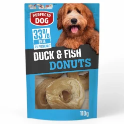 Perfecto Donuts Hundesnack Ente
